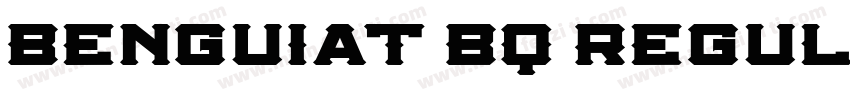 Benguiat BQ Regula字体转换